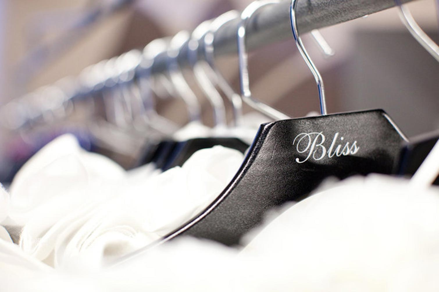 Curated bridal designer collection at Bliss Bridal Salon