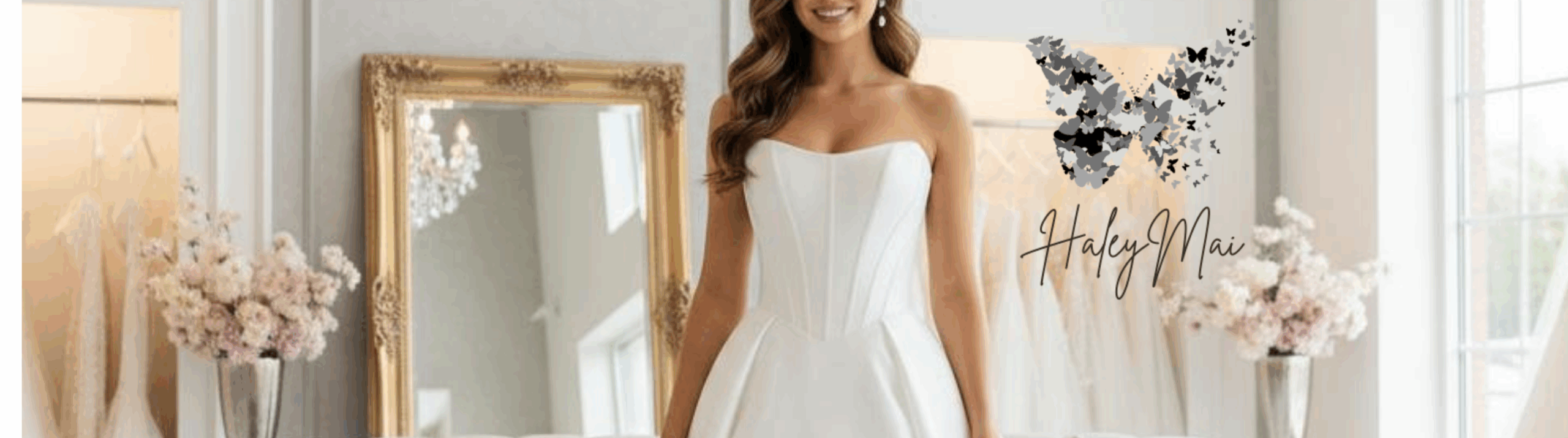 Haley Mai Bridal gowns at Bliss Bridal Salon in Fort Worth