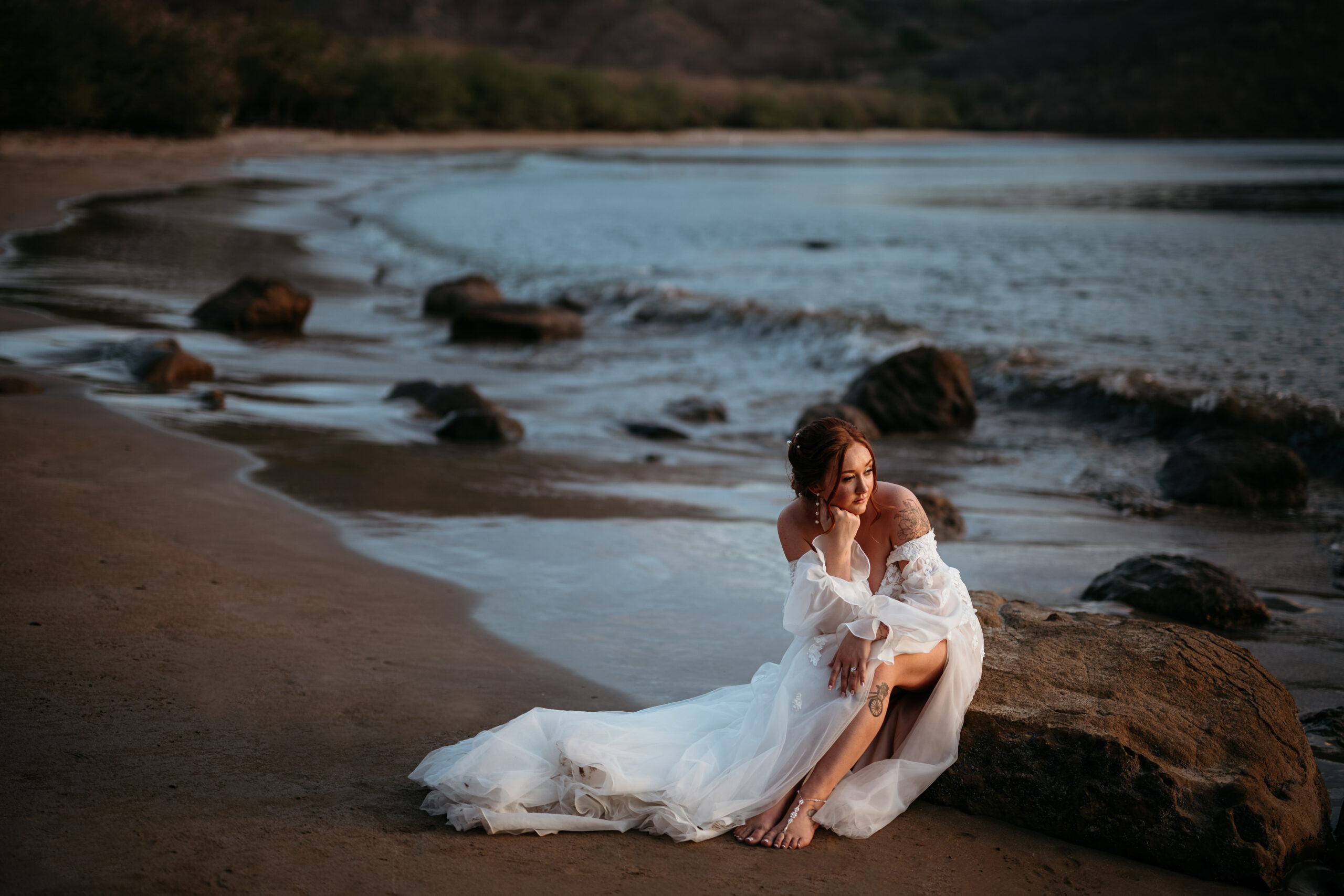 Bride after alterations completed by Bustle & Hem in Fort Worth