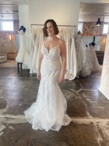 Stella York 7591 lace wedding dress