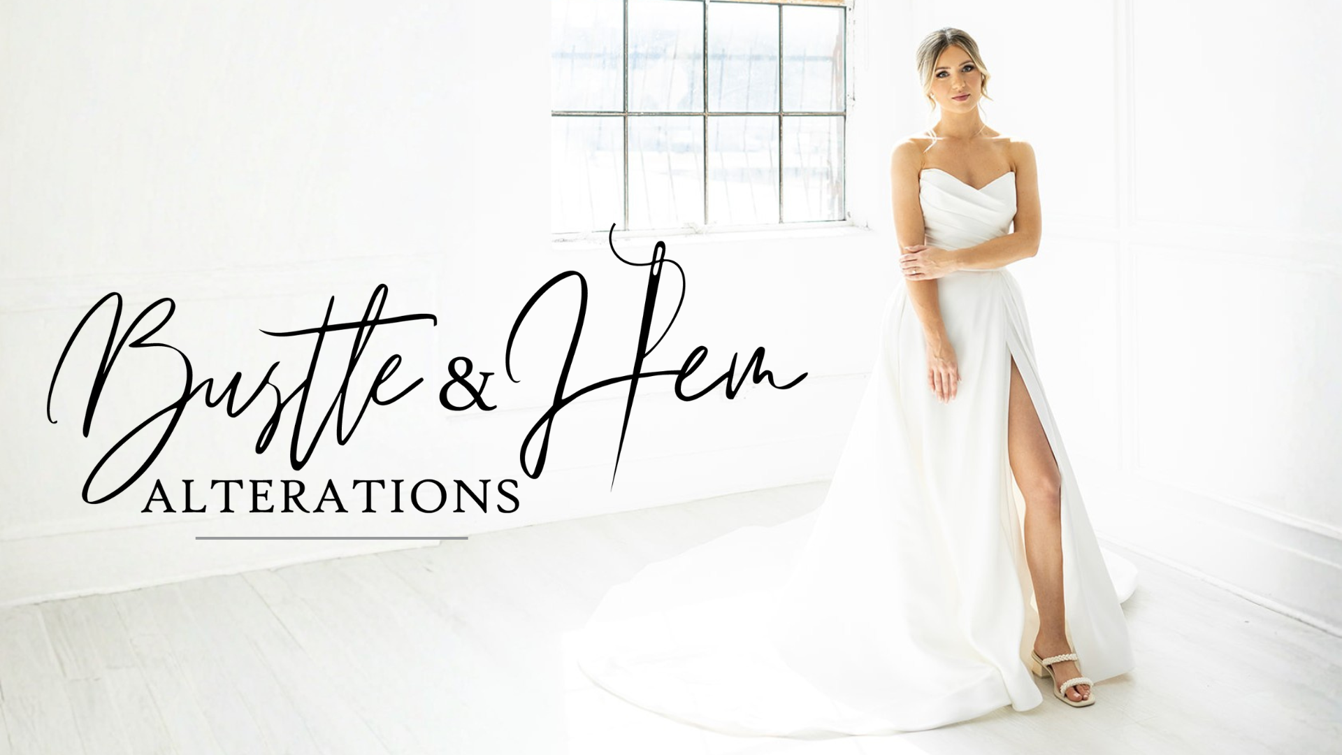 Bustle & Hem Alterations at Bliss Bridal Salon in Fort Worth