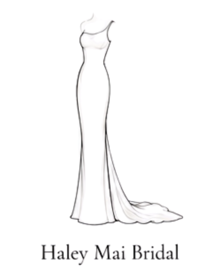 Haley Mai Bridal gown sketch