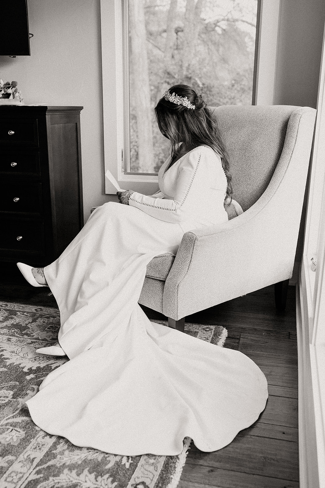 Bride on her wedding day — Bliss Bridal Salon Fort Worth Texas