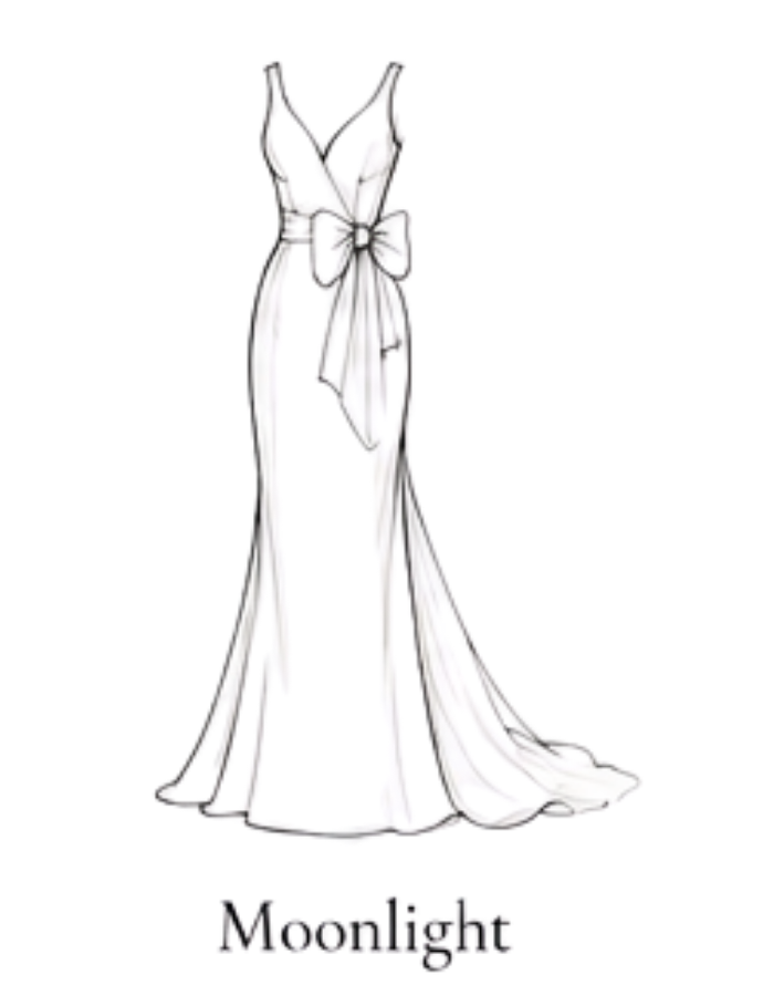 Moonlight gown sketch