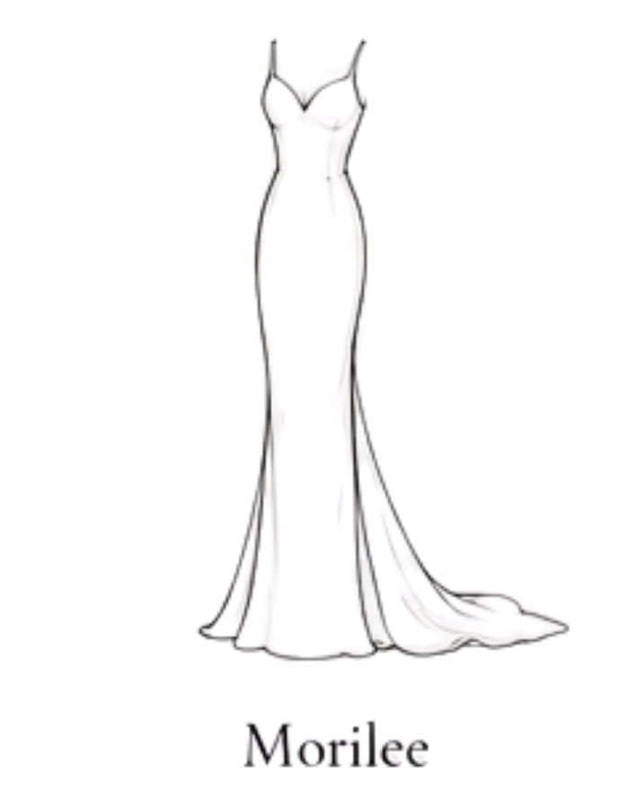 Morilee gown sketch