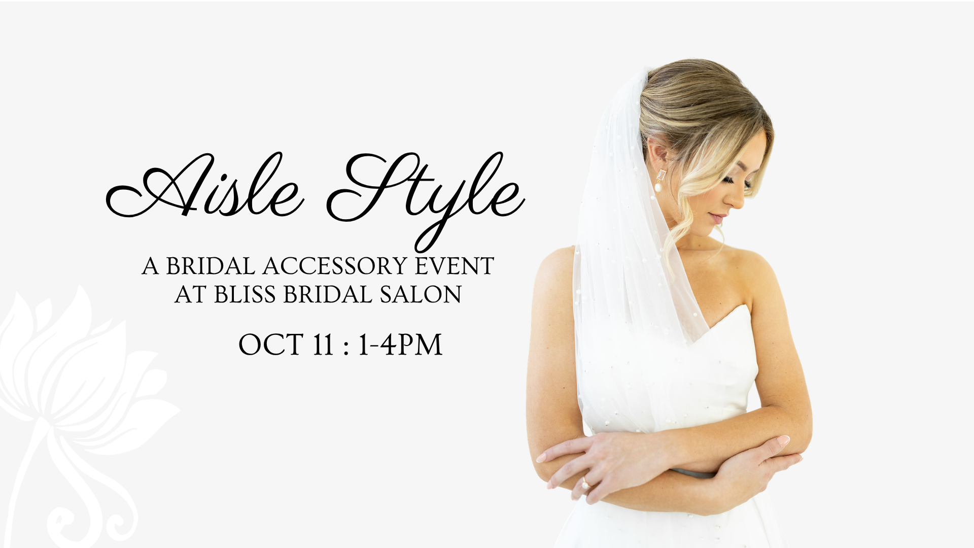 Bridal accessories sale Fort Worth at Bliss Bridal Salon featuring bridal accessories and alterations consultations